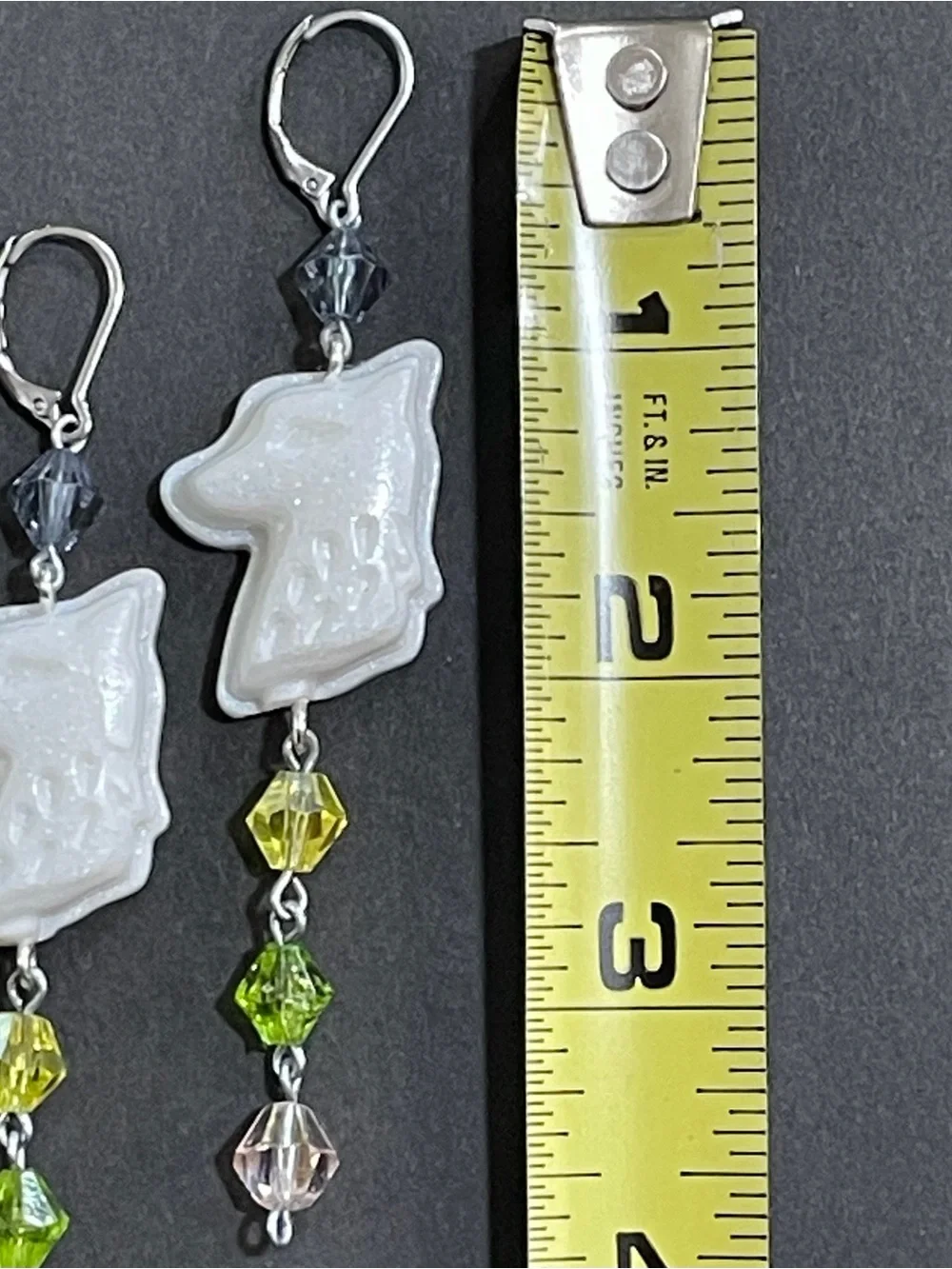 Twisted Wonderland Jack Howl Inspired Groovy Candy Earrings (Gala Couture) - Picture 3 of 5